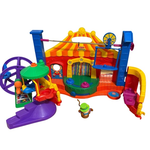 Little People 2005 Amazing Animals Circus by Fisher-Price Carnival Toy Playset - Picture 1 of 7